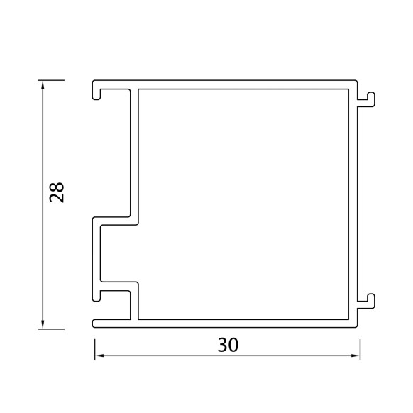 Profilo di compensazione extra +3 cm TOKYO Silver